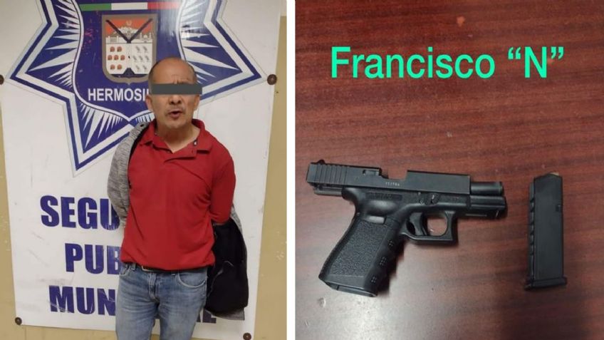 Hermosillo: Arrestan a Francisco 'N' por amenazar con pistola a vecinos de Puerta del Rey