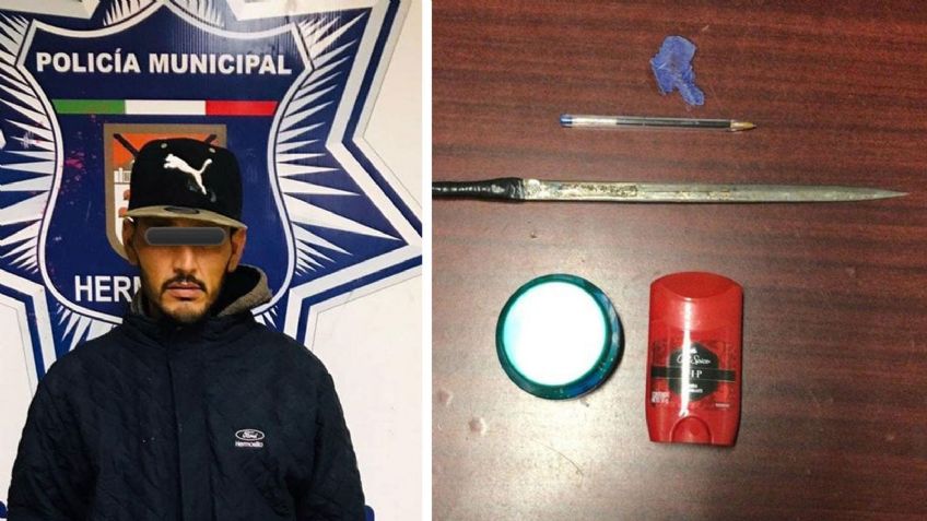Por asaltar con solera una farmacia, Víctor Alfredo 'N' es aprehendido en Hermosillo