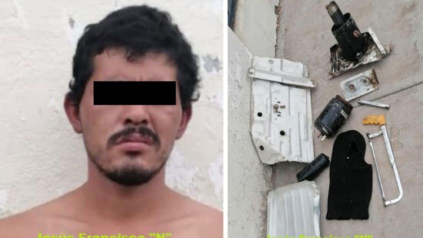 Desmantelando un minisplit sorprenden a Jesús Francisco en Hermosillo y queda detenido