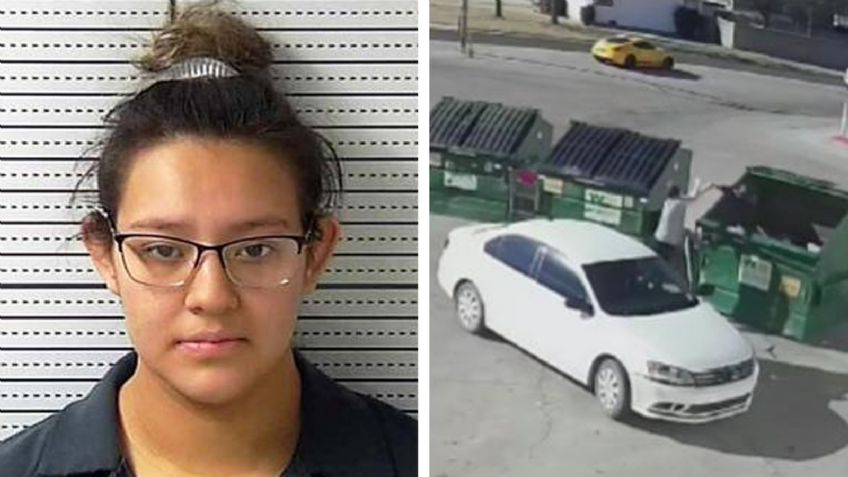 VIDEO: Detienen a joven madre que arrojó a su recién nacido a la basura y cuenta el porqué