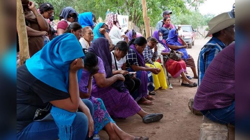 Comparecen funcionarios Yaquis ante la Guardia Tradicional por presunto abuso de su cargo