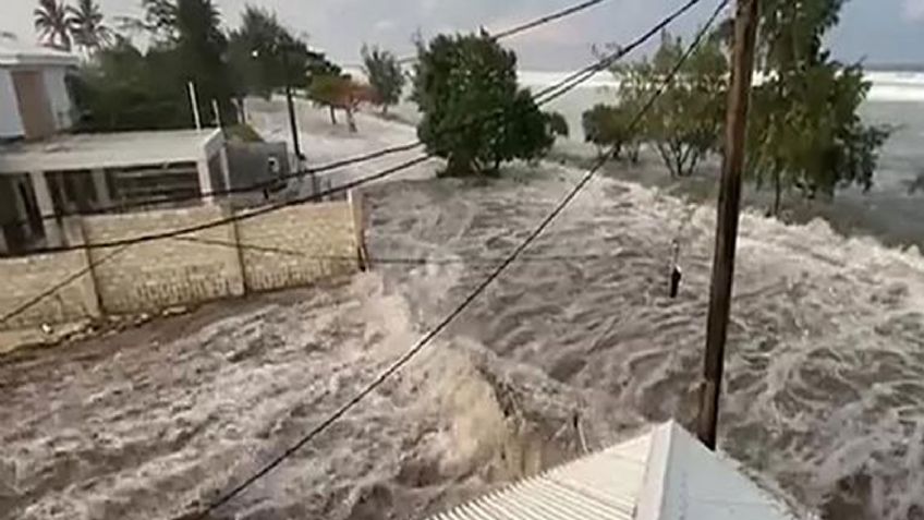 Erupción de volcán provoca tsunami en Tonga y prende alarmas en otros países e islas