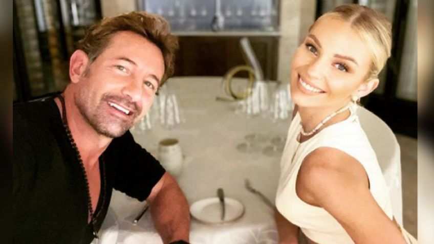 Irina Baeva luce cuerpazo con entallado vestido blanco y recibe el Año Nuevo con Gabriel Soto