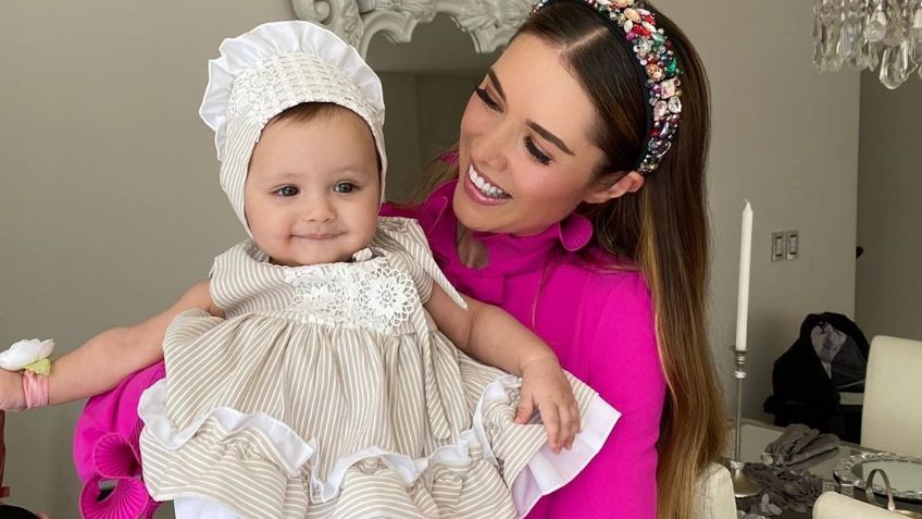 Hija de Marlene Favela causa furor con tierno 'outfit' blanco de invierno: "Bella princesa"
