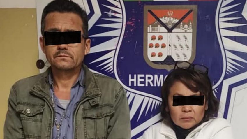 Sorprenden a pareja con droga en calles de Hermosillo; llevaban pipas y envoltorios