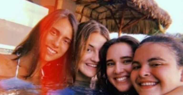 Lucerito Mijares y sus primas