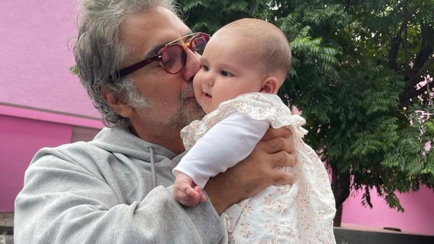 Alejandro Fernández presume bella FOTO de su nieta y le manda conmovedor mensaje