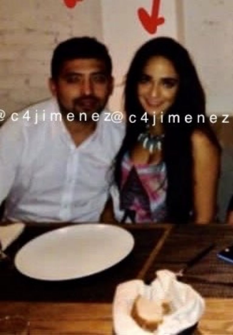 En la imagen, 'El Pistache', exlíder de la Unión de Tepito y la modelo Manelyk García