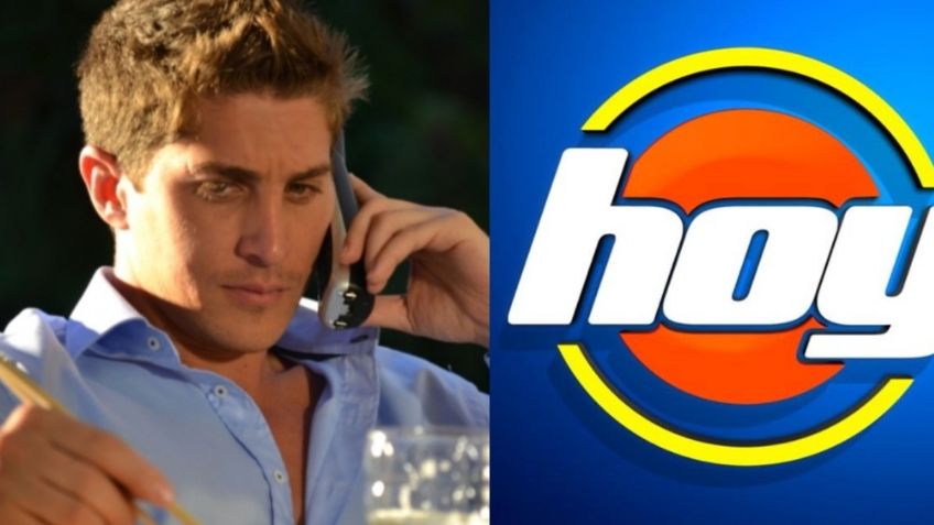 Tras amargo 'divorcio' de actriz, exgalán de TV Azteca debuta en Televisa y da exclusiva a 'Hoy'