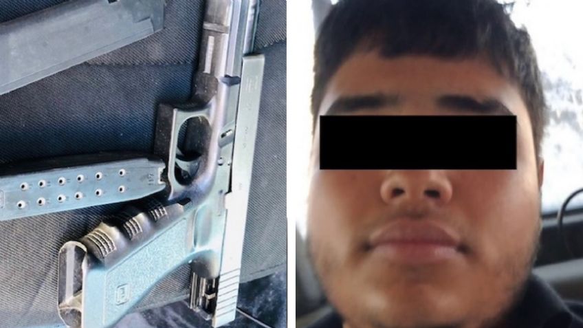 Tras fuerte persecución, capturan a sicario armado en Hermosillo; intentó ejecutar a sujeto