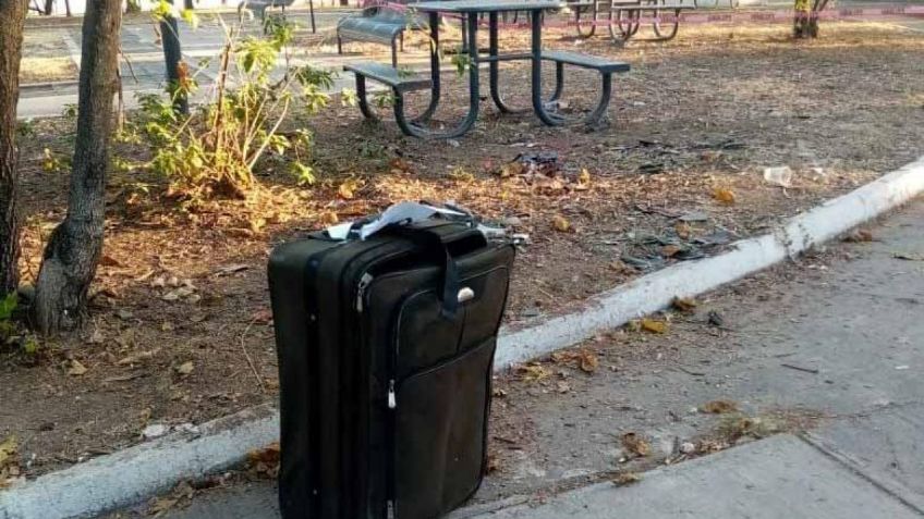 Hallan torso humano dentro de una maleta en un terreno baldío; no hay detenidos