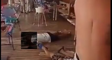 Revelan VIDEO de tiroteo en hotel de Xcaret que dejó 2 víctimas letales; gatillero sigue prófugo