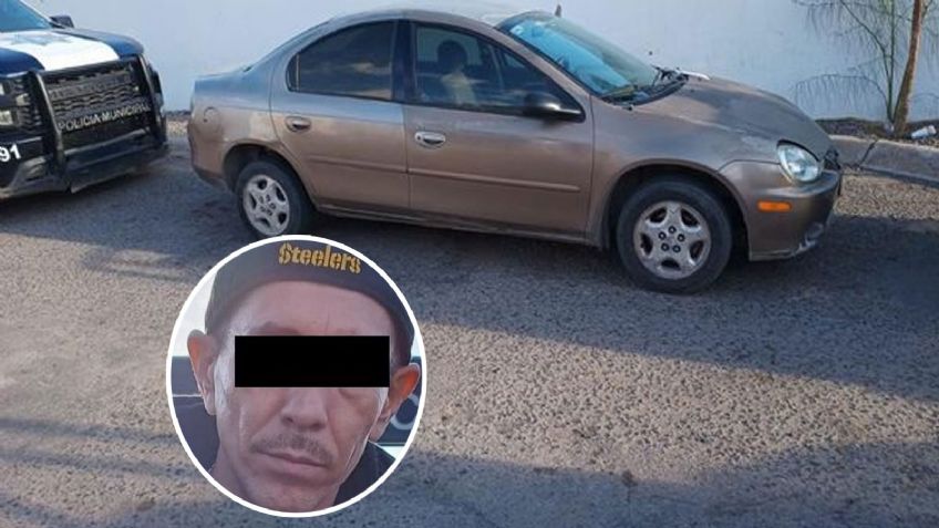 Iván Alfredo es arrestado al circular en auto con reporte de robo en Hermosillo