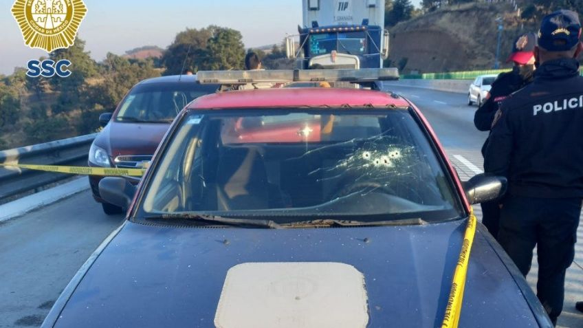 Fuego cruzado entre policías y asaltantes deja una víctima mortal en la México-Puebla