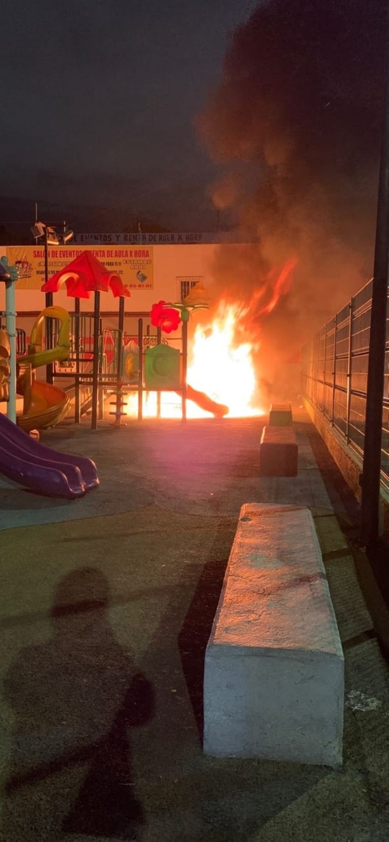 Incendio de juegos en CDMX
