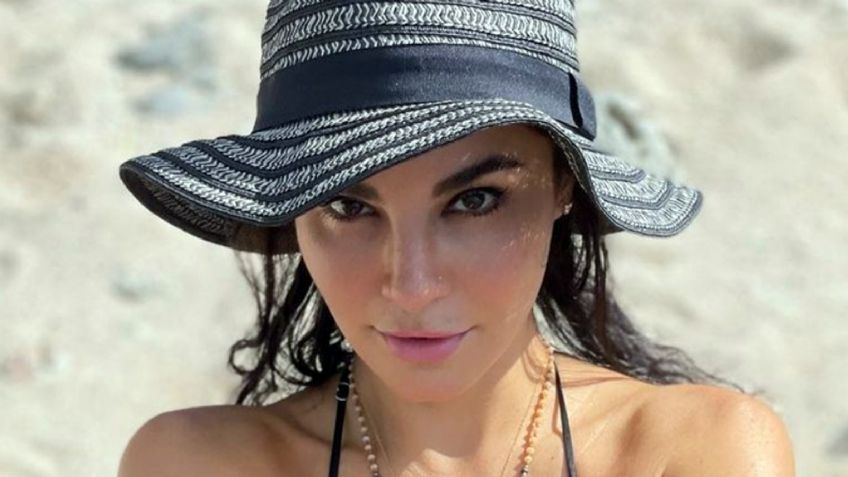 Tras iniciar romance con ex de Yanet García, Martha Higareda impacta con mini bañador negro