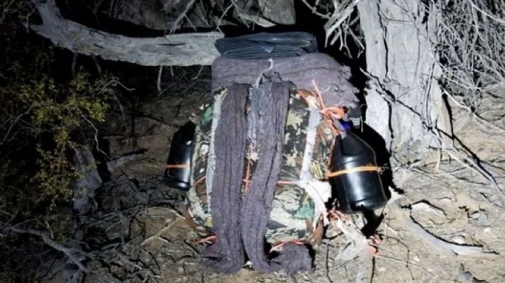 Con una 'narcomochila' arrestan a migrante elementos de la Patrulla Fronteriza