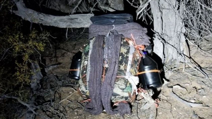 Con una 'narcomochila' arrestan a migrante elementos de la Patrulla Fronteriza