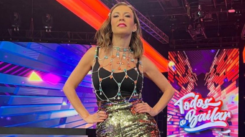 ¡Qué piernas! Ingrid Coronado luce infartante 'outfit' en 'Todos a bailar' y enloquece a TV Azteca