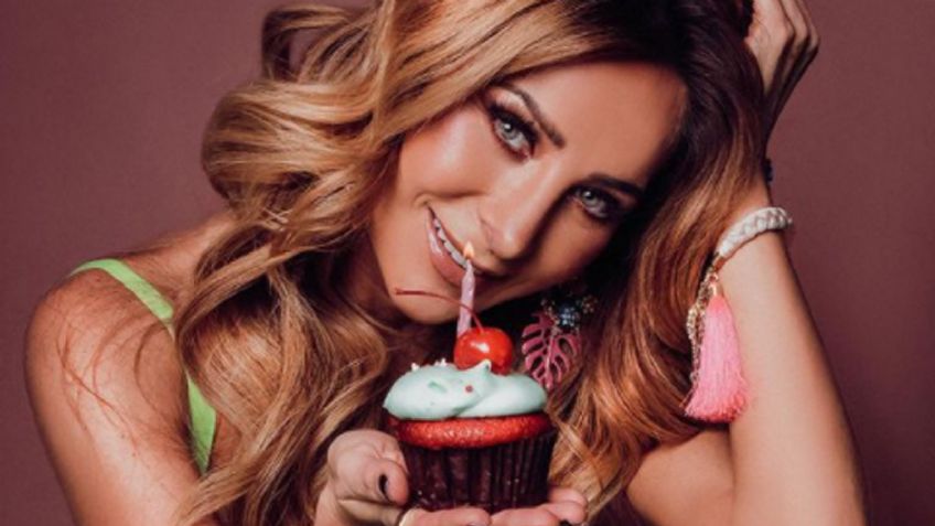 Tras volver a Televisa, Geraldine Bazán llega a los 39 y presume en Instagram su icónica fiesta