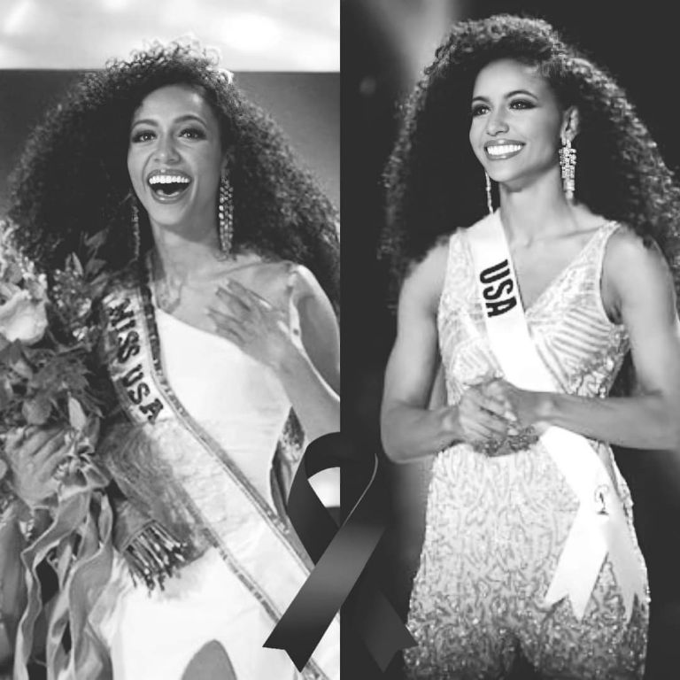 En la imagen, Chaslie Kryst, cuando ganó Miss USA en 2021. Q.E.P.D.