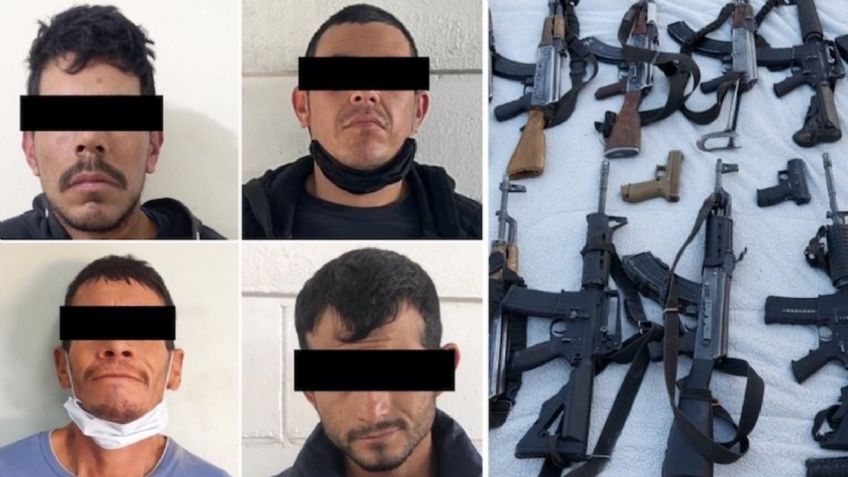 Capturan en Sonora a 47 presuntos delincuentes y aseguran armas de fuego y drogas