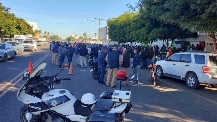 Trabajadores de Oomapas Cajeme estallan huelga; exigen incremento salarial