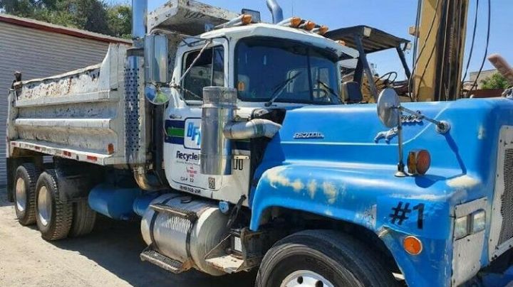 ¡De no creerse! 'Aparece' dompe que fue robado hace 2 semanas en ejido de Cajeme