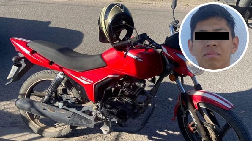 Hermosillo: Lo detienen en el Palo Verde con motocicleta con reporte de robo en Morelos