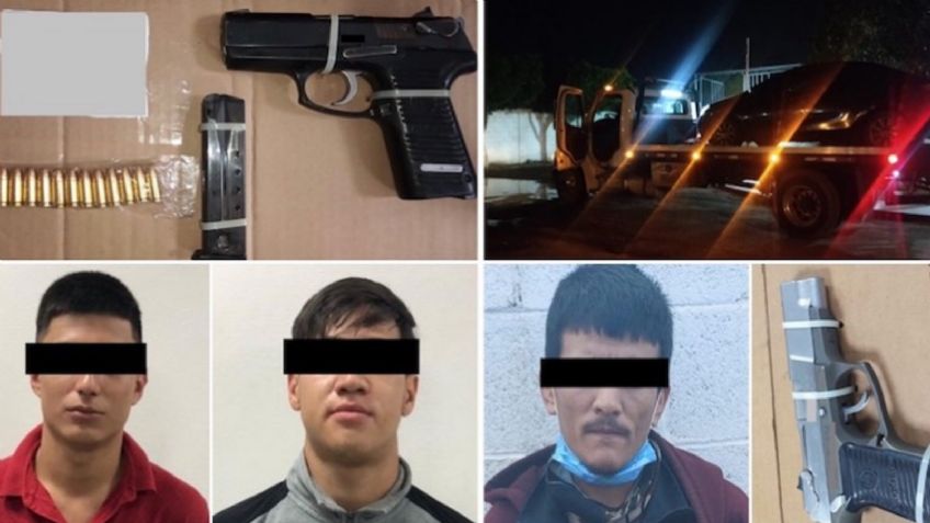 Sacan de las calles a cuatro hombres armados en Ciudad Obregón; uno es menor de edad