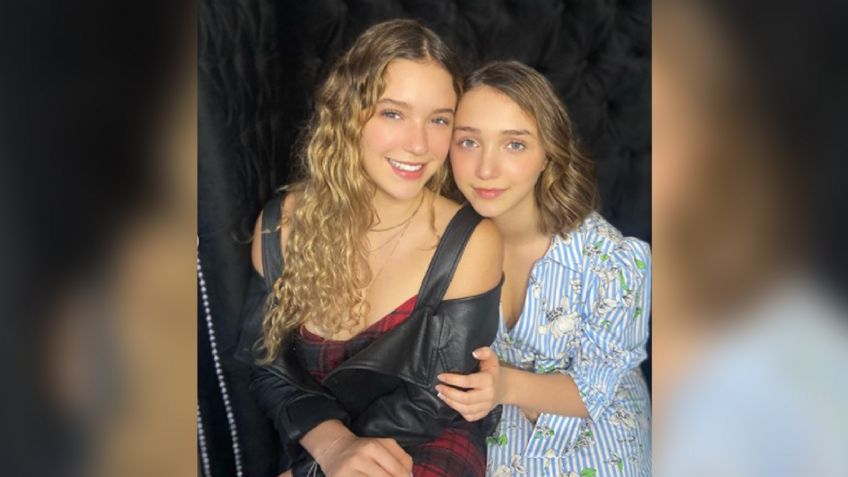 Mía Rubín, hija de Andrea Legarreta, derrite a Instagram con tiernas FOTOS de su hermanita Nina