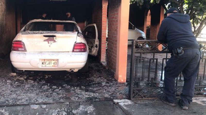 Hermosillo: Incendio provocado deja una mujer lesionada y daños en un vehículo de la Modelo