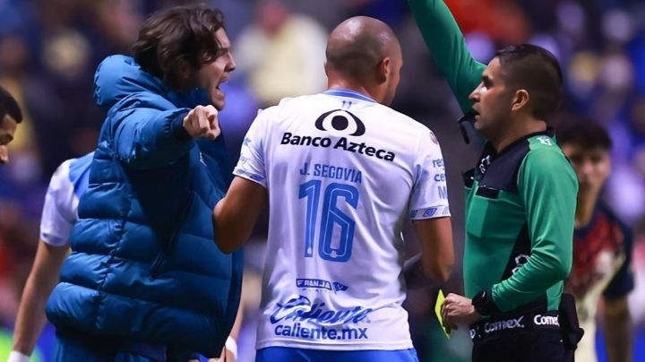 ¿Qué le pasó? Santiago Solari se vuelve loco y se va expulsado del juego América-Puebla
