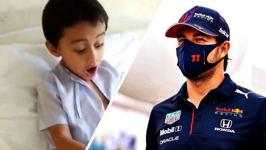 VIDEO: La tierna reacción de un niño hospitalizado que recibió saludos de 'Checo' Pérez