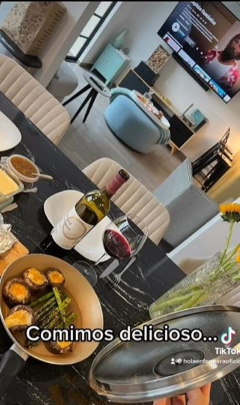 Cena que el 'Capi' Pérez preparó para Itzel