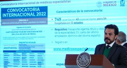 Sonora y 12 entidades de México necesitan médicos especialistas: IMSS lanza convocatoria internacional