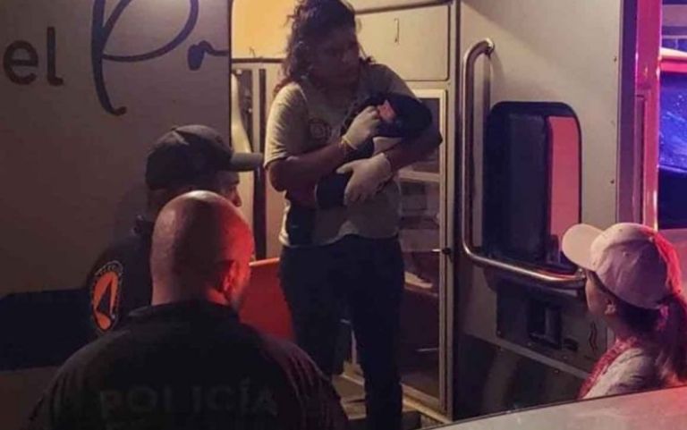 Autoridades rescataron a un bebé que presuntamente iba a ser sacrificado en Tamaulipas. Foto: Facebook