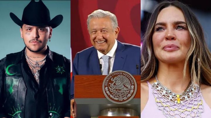 Tras rumores de ETS, Christian Nodal daría concierto en el Zócalo CDMX: AMLO 'consultará' a Belinda