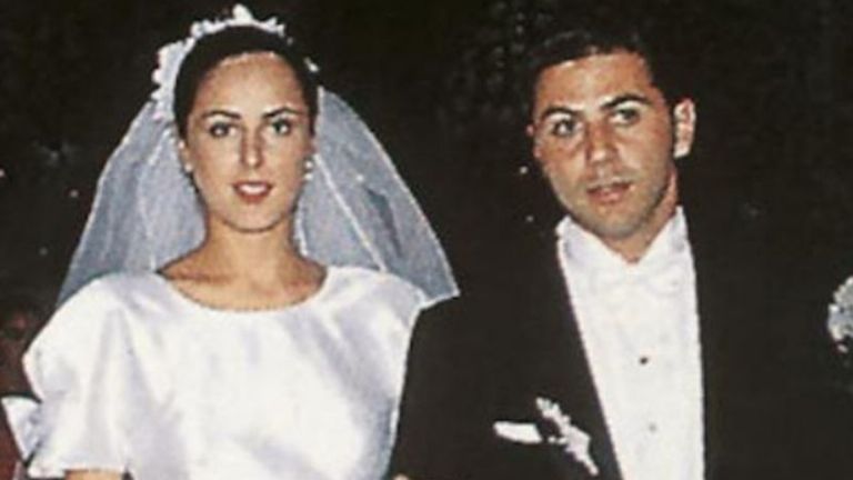 Natalia y Pepe Bastón en su boda