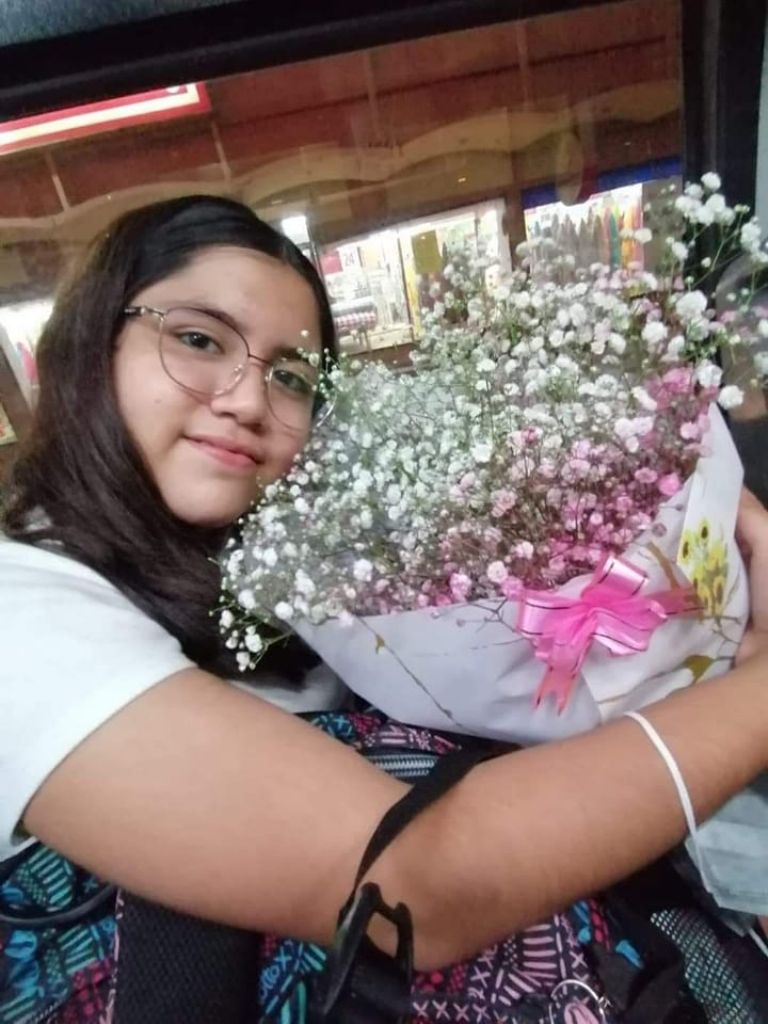 La fotografía de Jasmín difundida en las redes