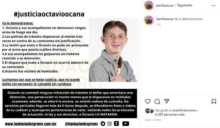 Publicación de Bertha Ocaña 