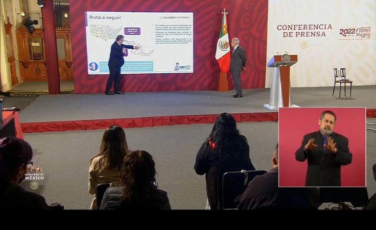 Ebrard informa sobre Entendimiento Bicentenario. Foto: Gobierno de México