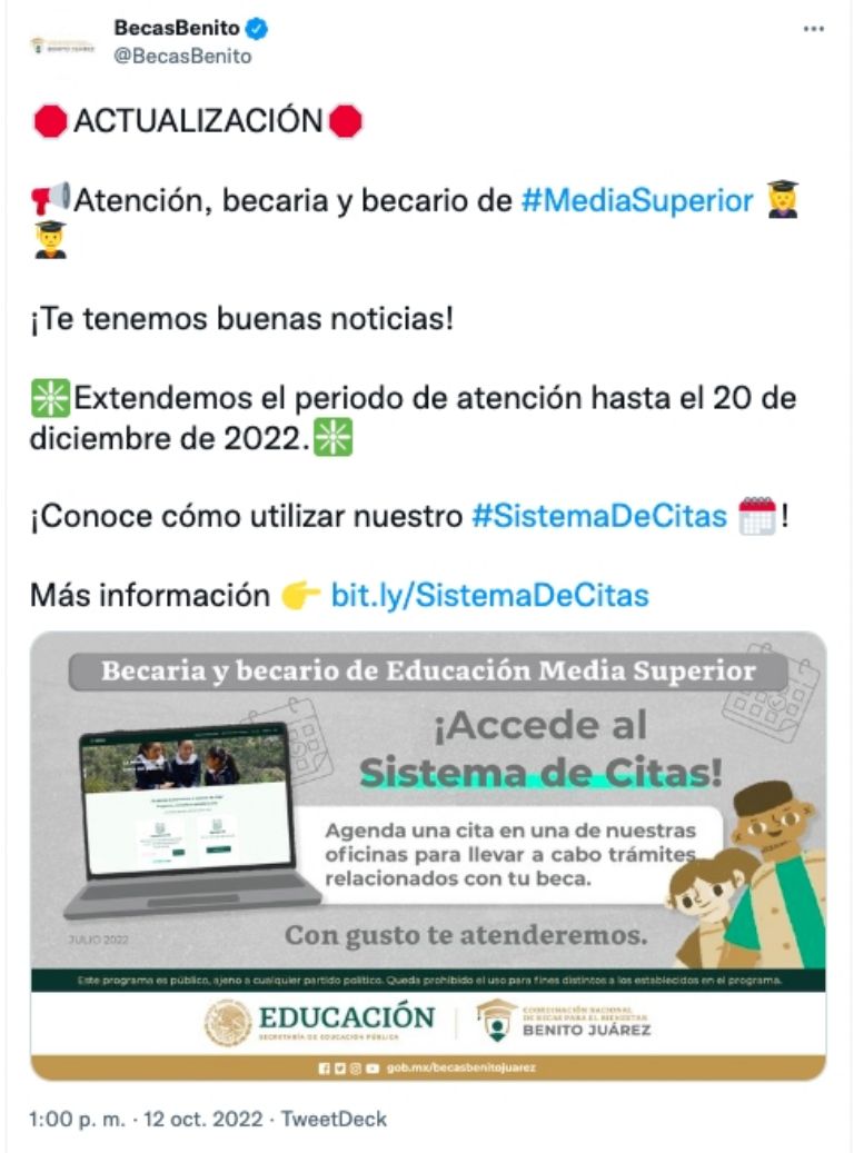 Becas Benito Juárez 