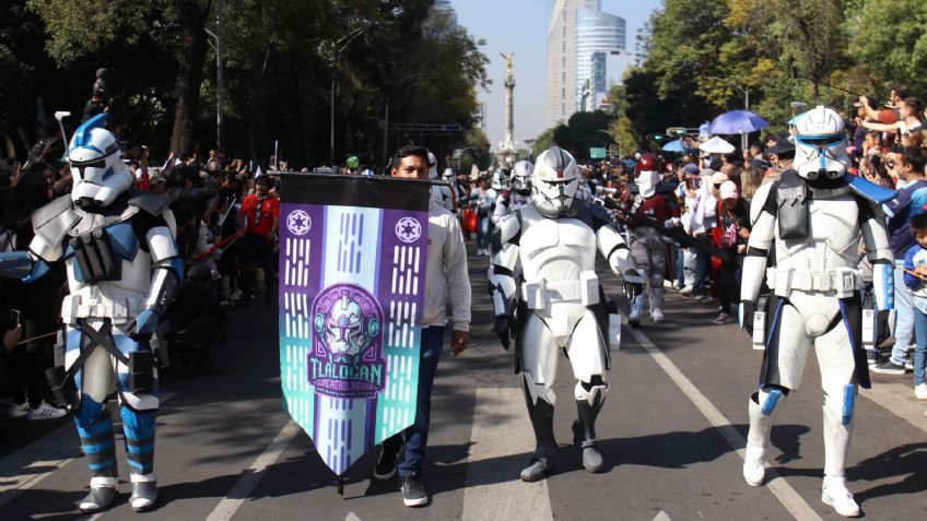 ¡De otra Galaxia!  Así se vivió el desfile de Star Wars en Paseo de la Reforma
