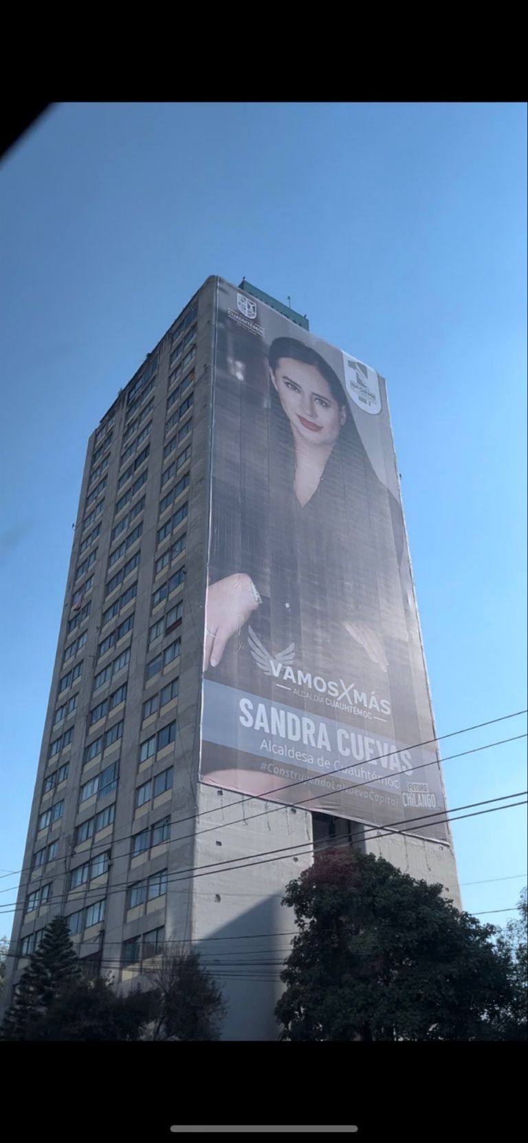 Anuncio espectacular de Sandra Cuevas