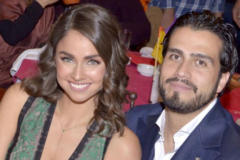 Fotografía de Claudia Martín y Andrés Tovar cuando eran pareja