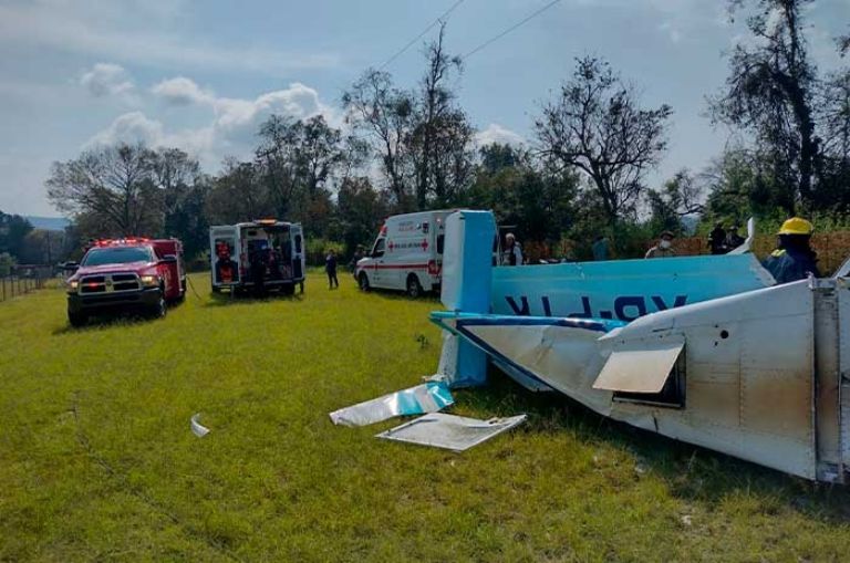 Accidente aéreo en Valle de Bravo