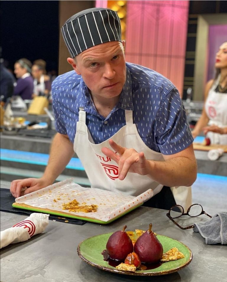 Arturo López-Gavito ganó el primer reto de 'MasterChef Celebrity'. Foto: Internet