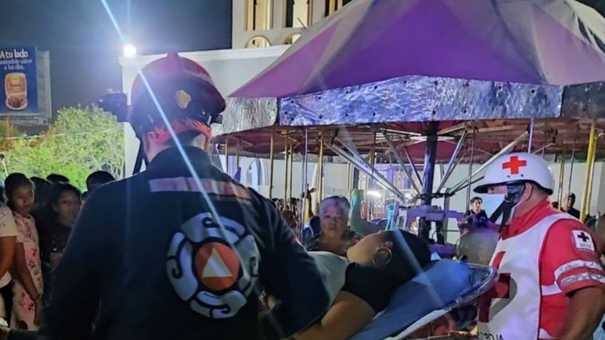 Pánico en la sultana: Juego mecánico en Monterrey sufre colapso; deja tres heridos