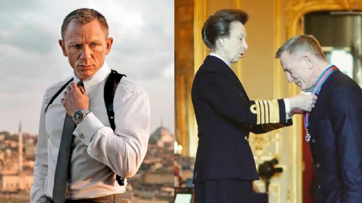 Ad hoc con su personaje: Princesa Ana da esta medalla al actor Daniel Craig; 'James Bond' ya la tenía